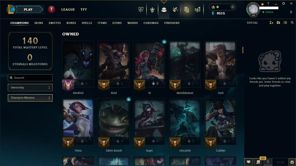 🌎MENA🏆New Season S15🏆Platinum 3 ✅HandMade✅70 Champions⭐️Skins +19⭐ LVL 76 🚀instant delivery